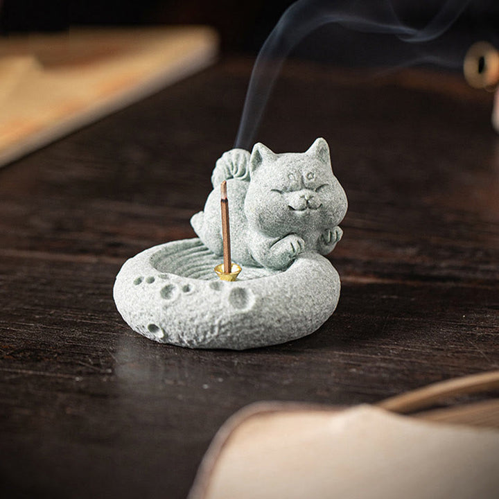 Buddha Stones Chinese Zodiac Healing Incense Burner Desk Decoration - image 42