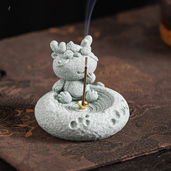 Buddha Stones Chinese Zodiac Healing Incense Burner Desk Decoration - image 17