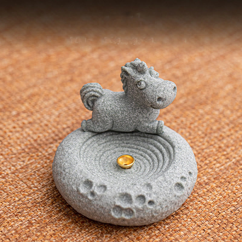 Buddha Stones Chinese Zodiac Healing Incense Burner Desk Decoration - image 31