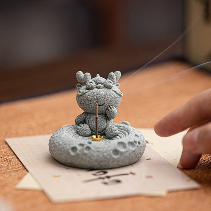 Buddha Stones Chinese Zodiac Healing Incense Burner Desk Decoration - image 22