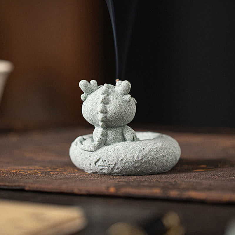 Buddha Stones Chinese Zodiac Healing Incense Burner Desk Decoration - image 21
