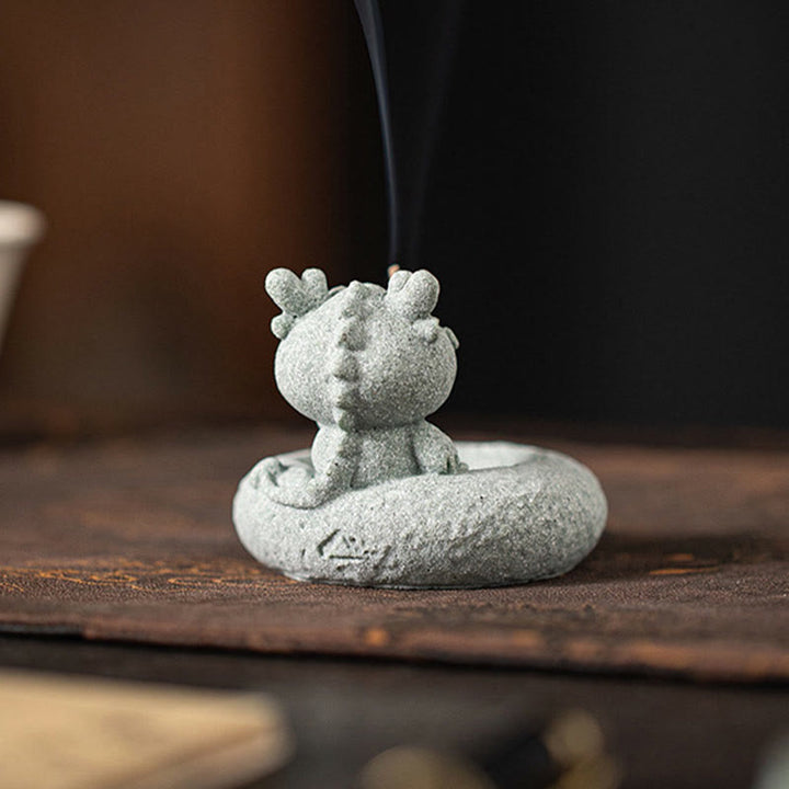 Buddha Stones Chinese Zodiac Healing Incense Burner Desk Decoration - image 21
