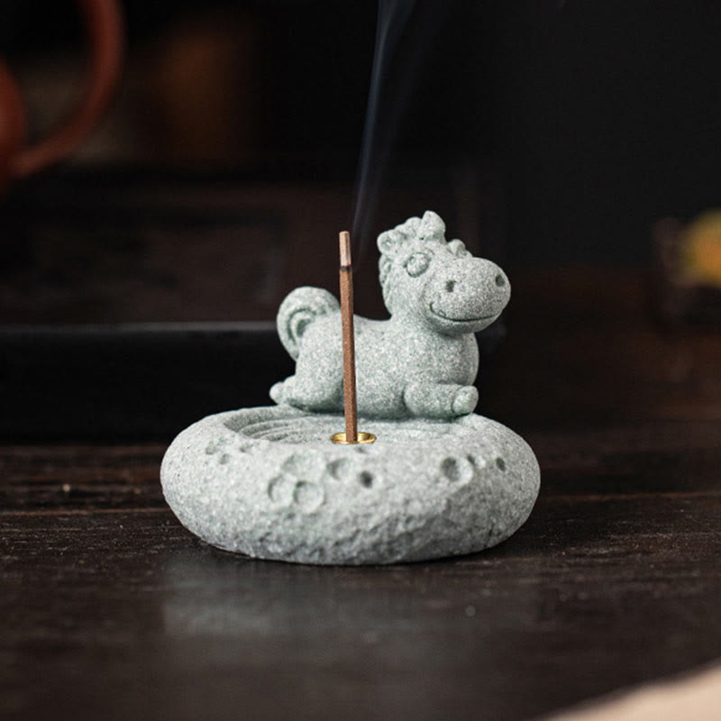 Buddha Stones Chinese Zodiac Healing Incense Burner Desk Decoration - image 32