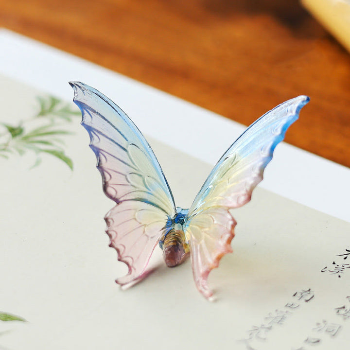 Buddha Stones Butterfly Healing Incense Burner Desk Decoration - image 7