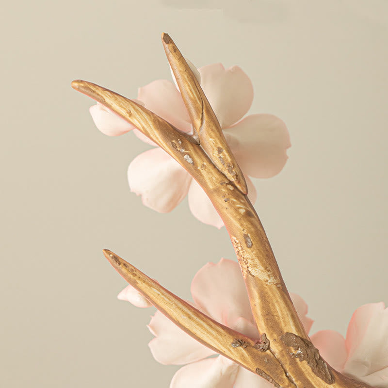 Buddha Stones Blooming Plum Blossom Branches Ceramic Healing Incense Burner Desk Decoration - image 12