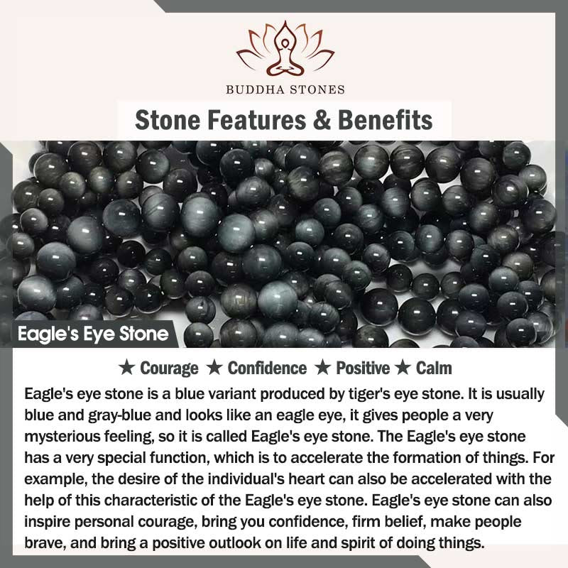 Buddha Stones Black Obsidian Black Rutilated Quartz Moonstone Cube Strength Bracelet - image 17