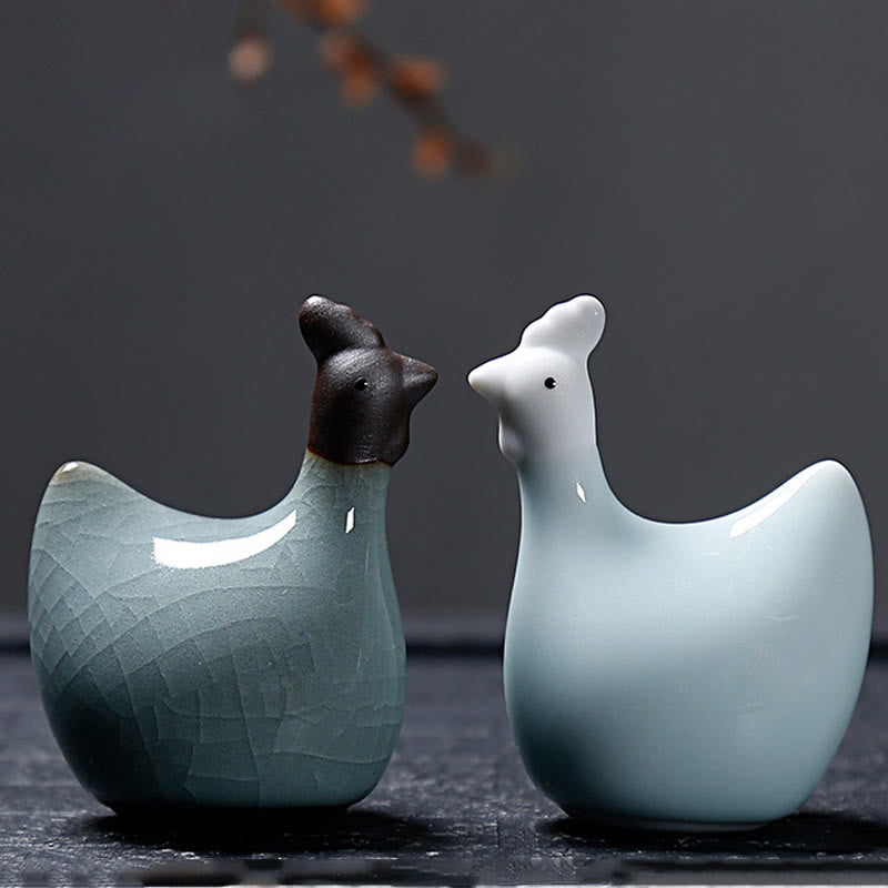 Buddha Stones Chinese Zodiac Ceramic Tea Pet Home Decoration - image 42
