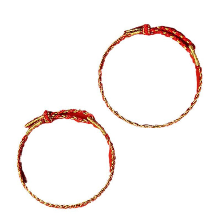 Buddha Stones Red String Yellow String Luck Bracelet - image 13