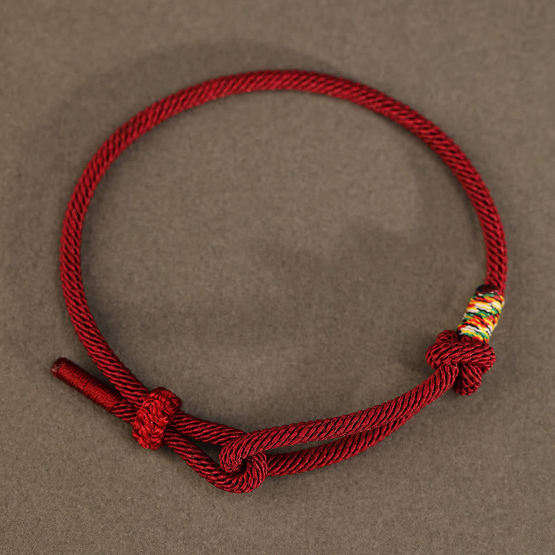 Buddha Stones Red String 925 Sterling Silver 999 Sterling Silver Coin Luck Bracelet - image 1