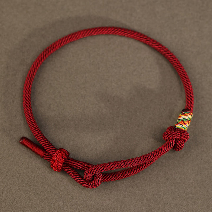 Buddha Stones Red String 925 Sterling Silver 999 Sterling Silver Coin Luck Bracelet - image 1