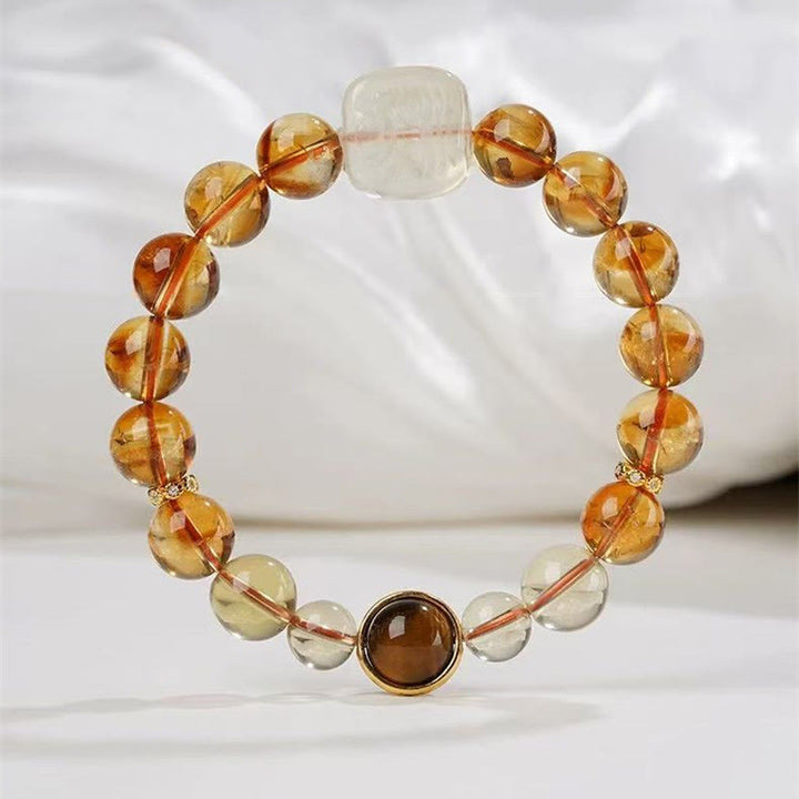 Buddha Stones Topaz Zashi Lhamo Kindness Bracelet - image 6