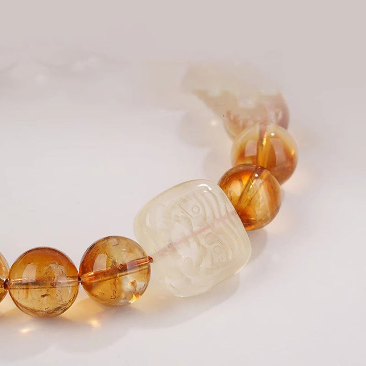 Buddha Stones Topaz Zashi Lhamo Kindness Bracelet - image 8
