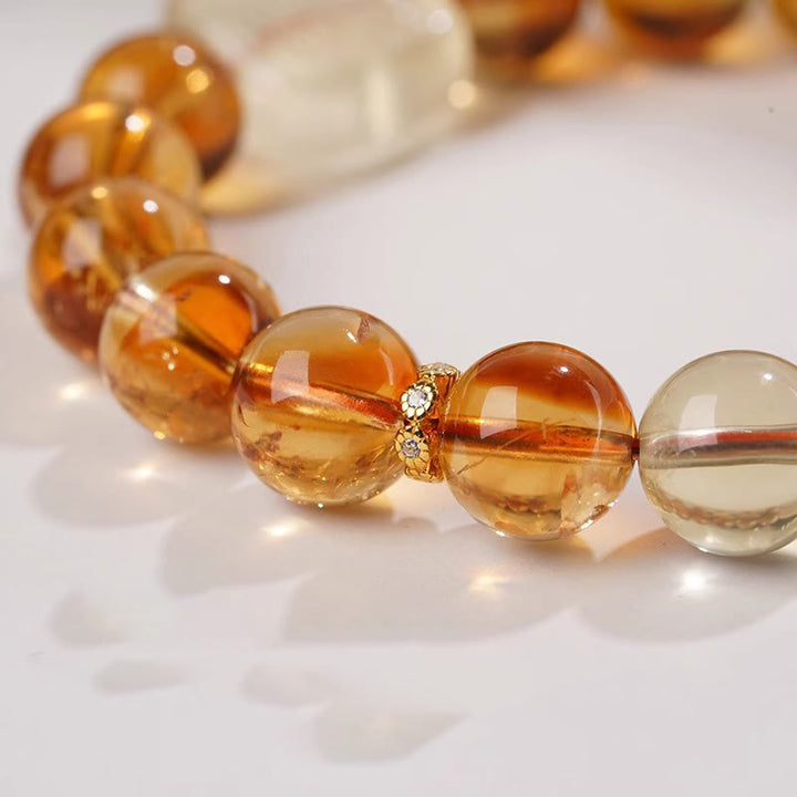 Buddha Stones Topaz Zashi Lhamo Kindness Bracelet - image 7