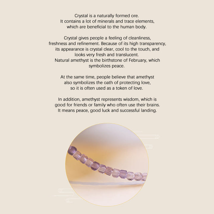 Buddha Stones 2.5mm Natural Amethyst Ultra-thin Beads 14k Gold Plated Copper Inner Peace Bracelet - image 9
