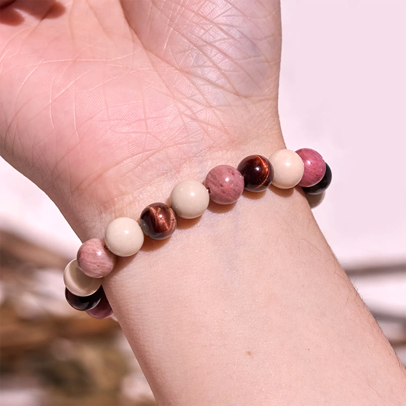 Buddha Stone Various Crystals Malachite Lazurite Hemimorphite Calmness Bracelet - image 165