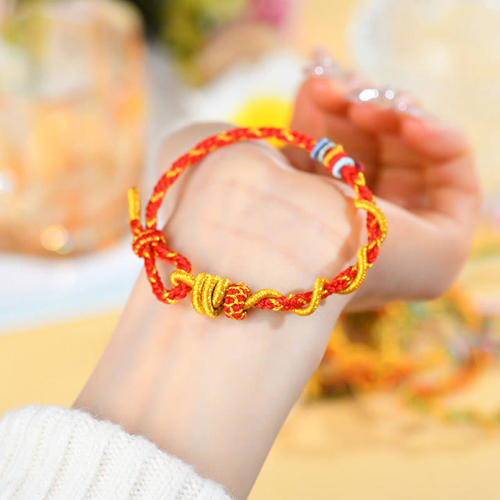 Buddha Stones Colorful String Snake Dragon Year of the Snake Luck Bracelet - image 15