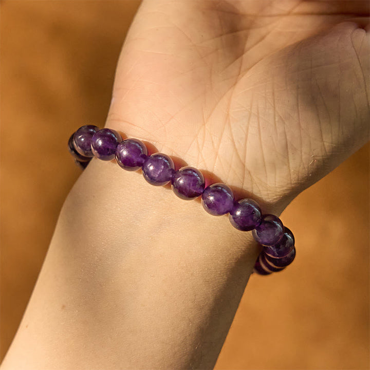 Buddha Stones Natural Amethyst Inner Peace Meditation Bracelet - image 3