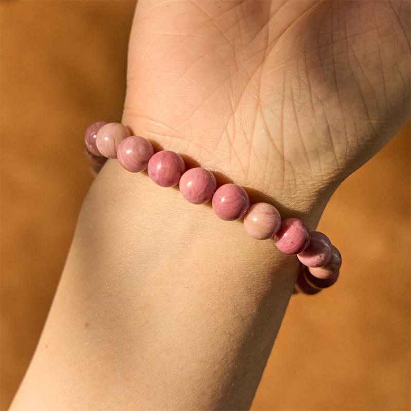 Buddha Stones Rhodonite Healing Relationships Bracelet - image 3