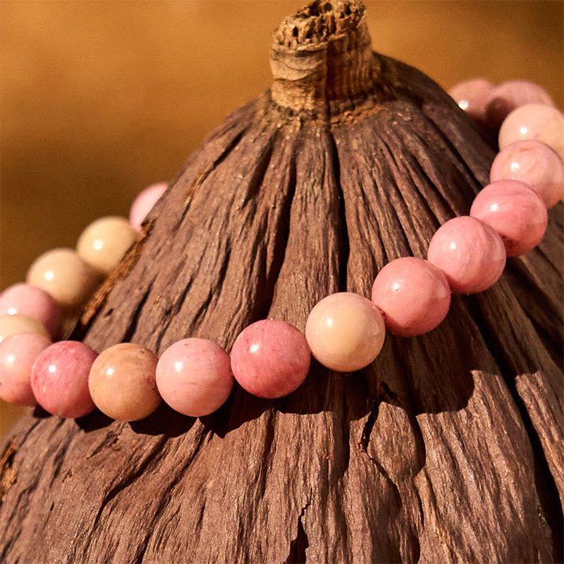 Buddha Stones Rhodonite Healing Relationships Bracelet - image 2