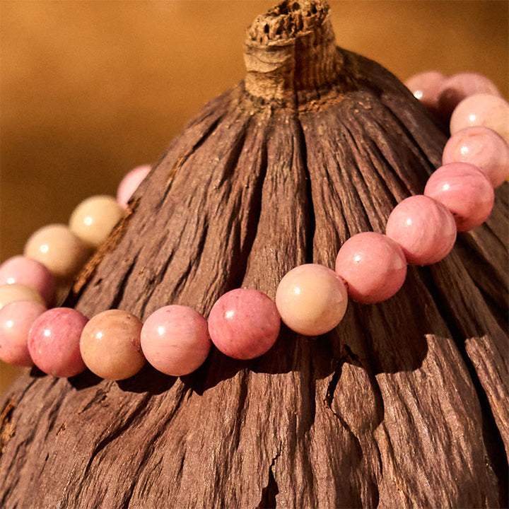 Buddha Stones Rhodonite Healing Relationships Bracelet - image 2
