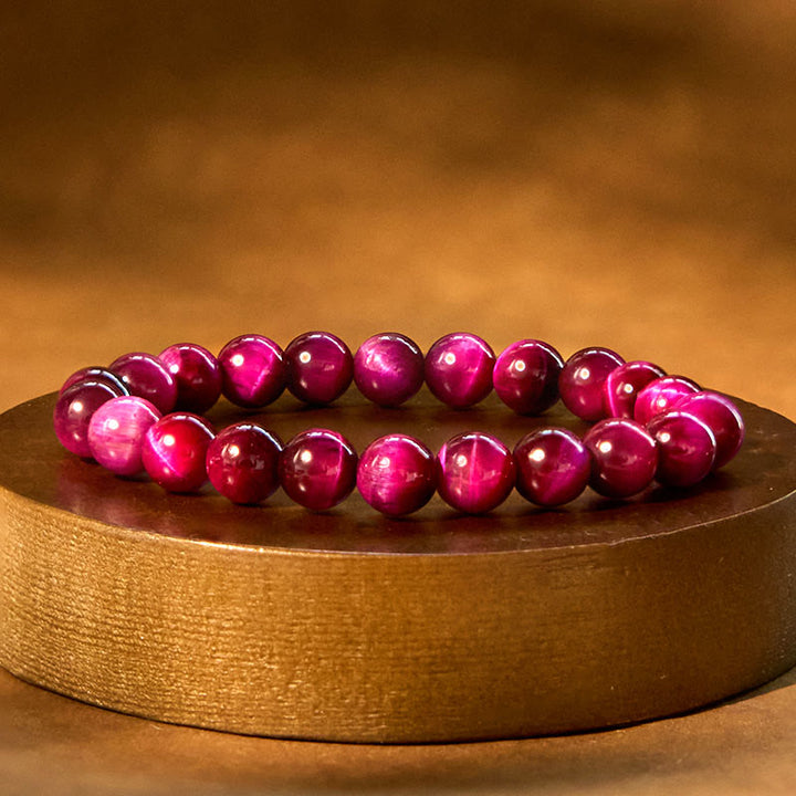 Buddha Stones Red Tiger Eye Calm Bracelet - image 10