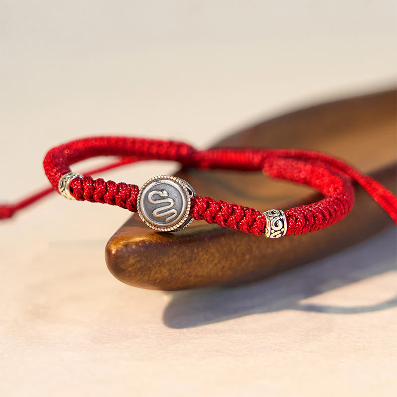 Buddha Stones 12 Chinese Zodiac Lucky Red String Bracelet - image 1