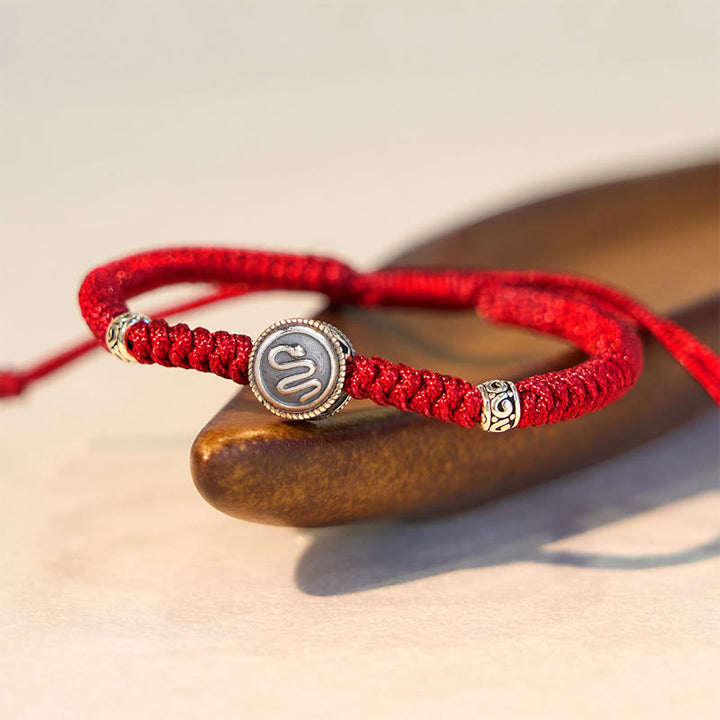 Buddha Stones 12 Chinese Zodiac Lucky Red String Bracelet - image 1