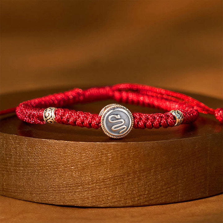 Buddha Stones 12 Chinese Zodiac Lucky Red String Bracelet - image 2