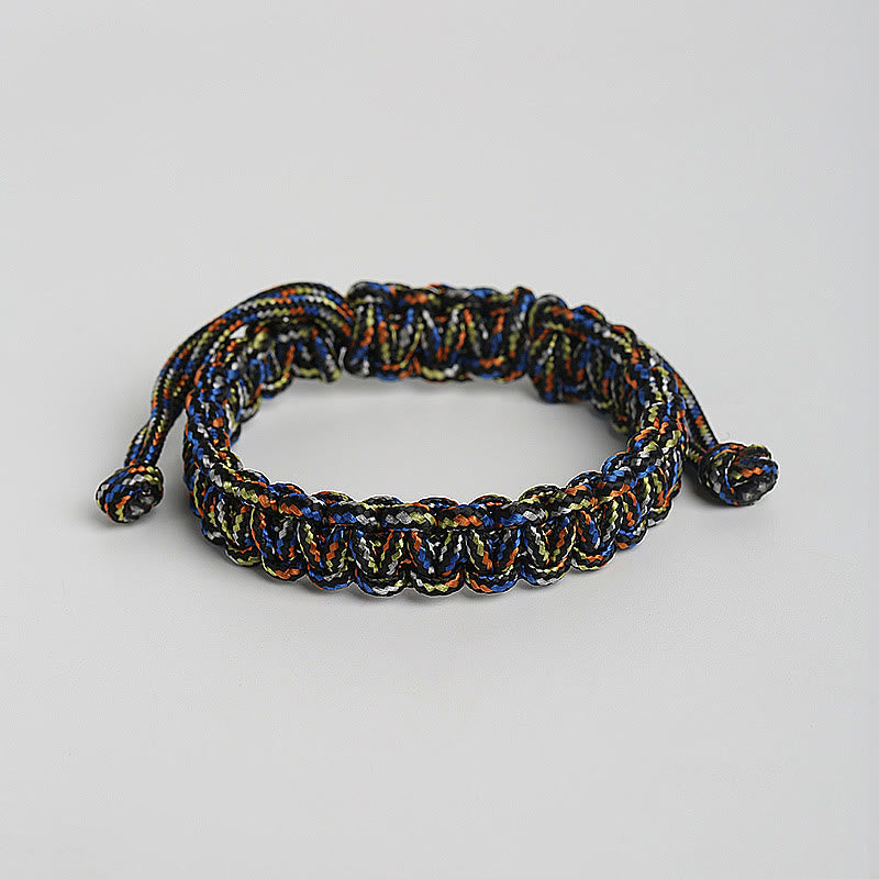 Buddha Stones Handmade Colorful Rope Braided Bracelet - image 2
