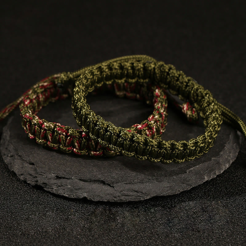 Buddha Stones Handmade Colorful Rope Braided Bracelet - image 13