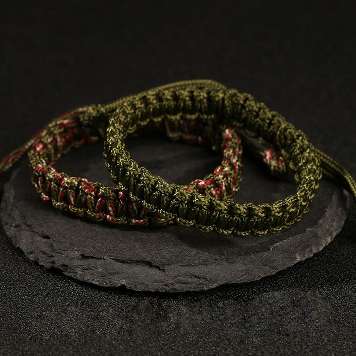 Buddha Stones Handmade Colorful Rope Braided Bracelet - image 13
