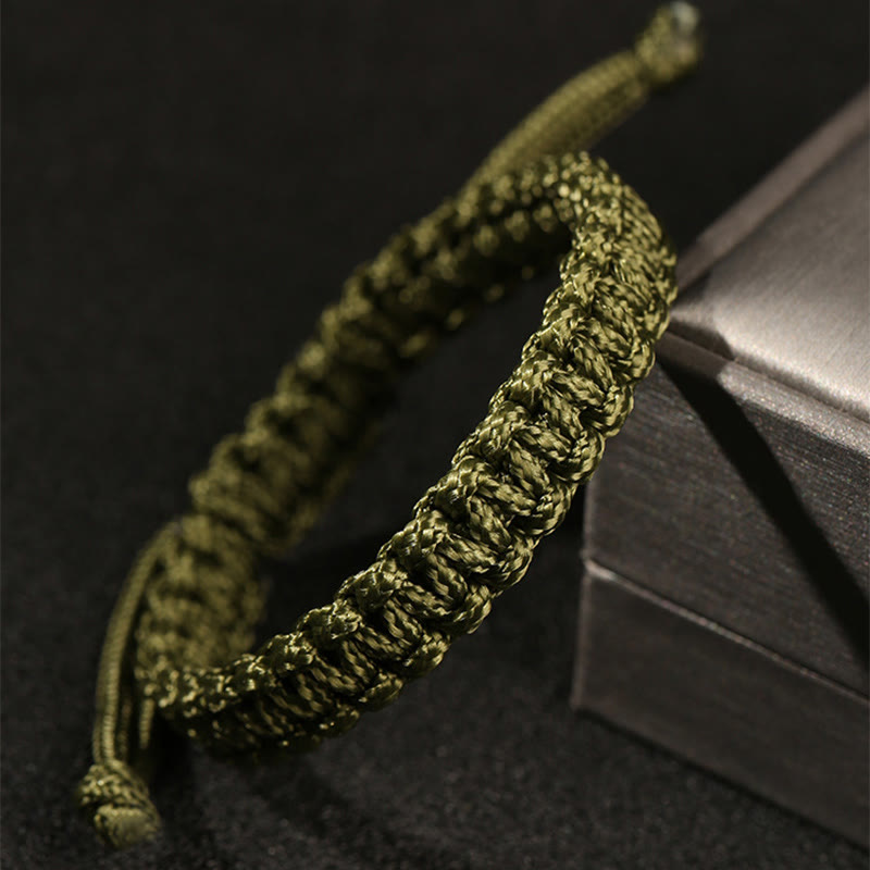 Buddha Stones Handmade Colorful Rope Braided Bracelet - image 5