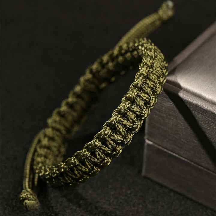 Buddha Stones Handmade Colorful Rope Braided Bracelet - image 5
