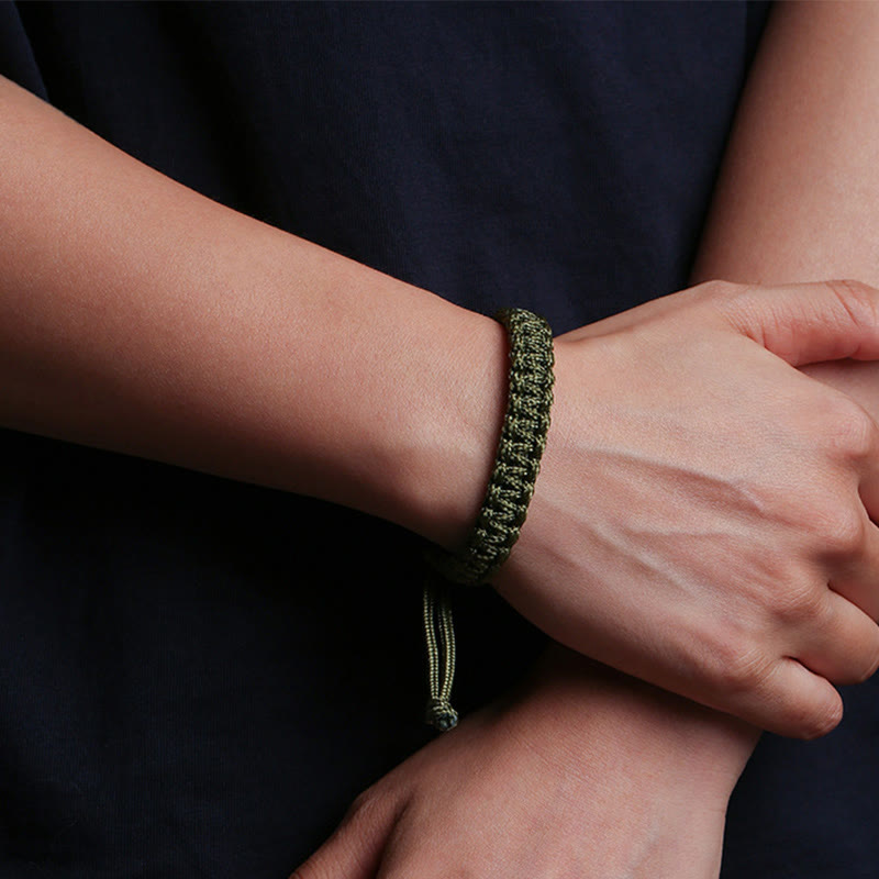 Buddha Stones Handmade Colorful Rope Braided Bracelet - image 6