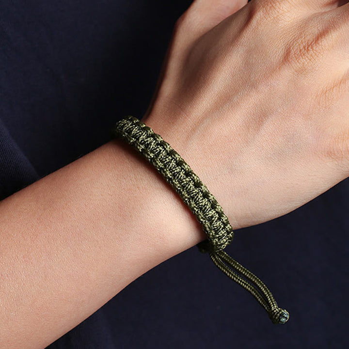 Buddha Stones Handmade Colorful Rope Braided Bracelet - image 7