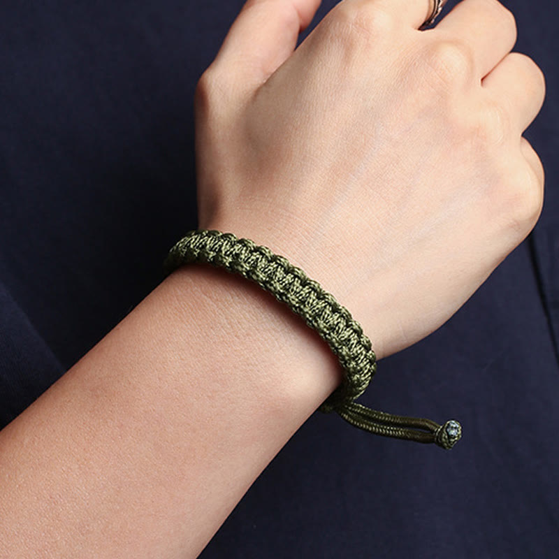 Buddha Stones Handmade Colorful Rope Braided Bracelet - image 8
