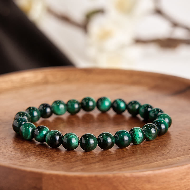 Buddha Stones Tiger Eye Growth Healing Energy Bracelet - image 1