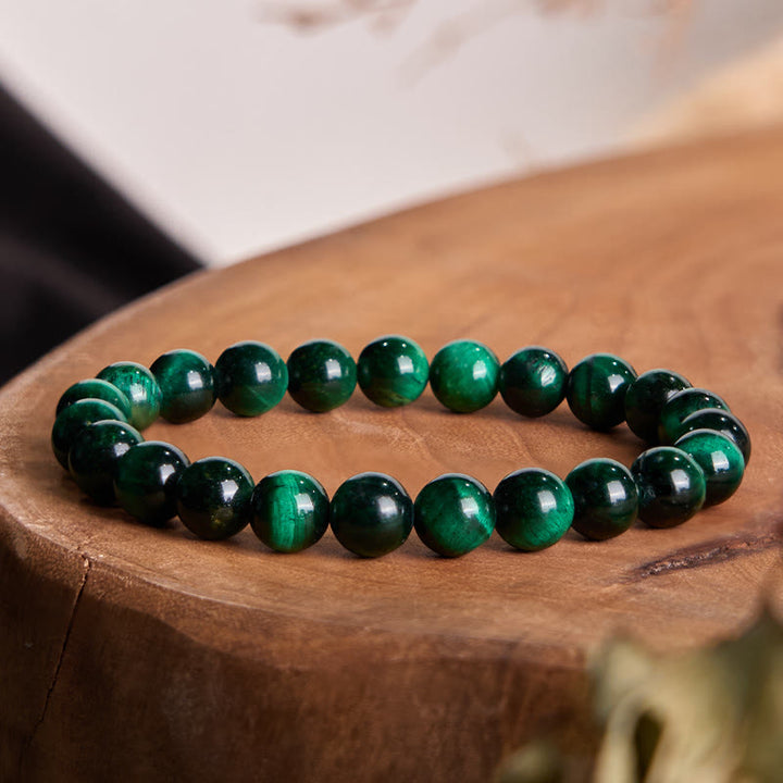 Buddha Stones Tiger Eye Growth Healing Energy Bracelet - Tiger Eye - 6mm - image 0