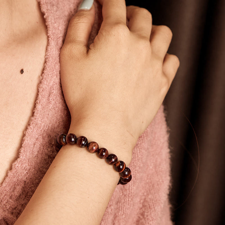 Buddha Stones Natural Tiger Eye Healing Bead Bracelet - image 2