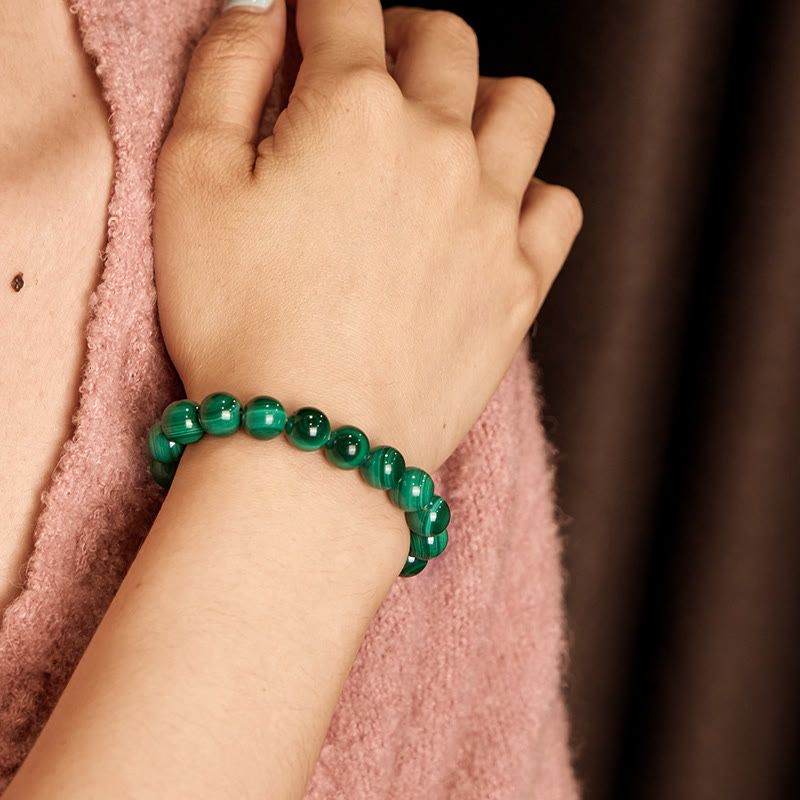 Buddha Stones Natural Malachite Protection Calmness Bracelet - image 2