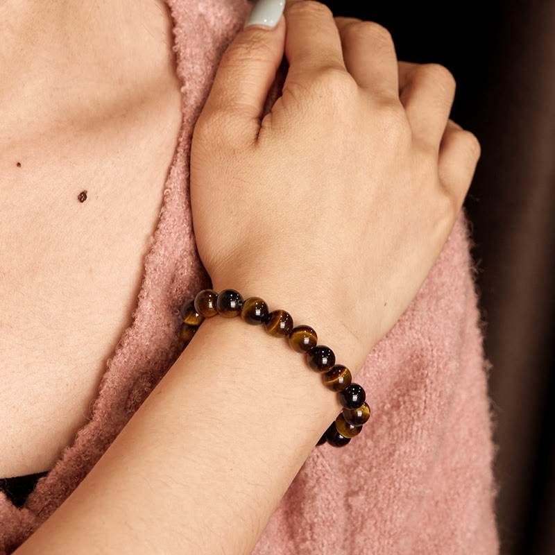 Buddha Stones Tiger Eye Strength Bracelet - image 2