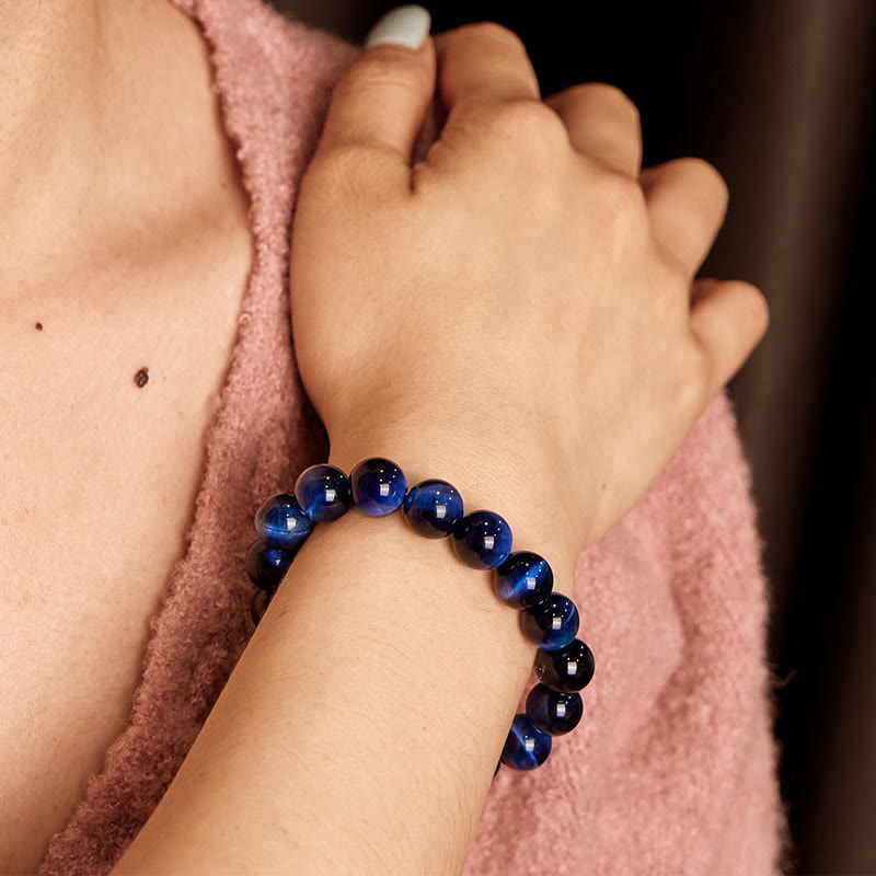 Buddha Stones Blue Tiger Eye Balance Bracelet - image 2
