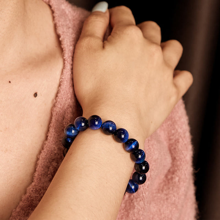 Buddha Stones Blue Tiger Eye Balance Bracelet - image 2