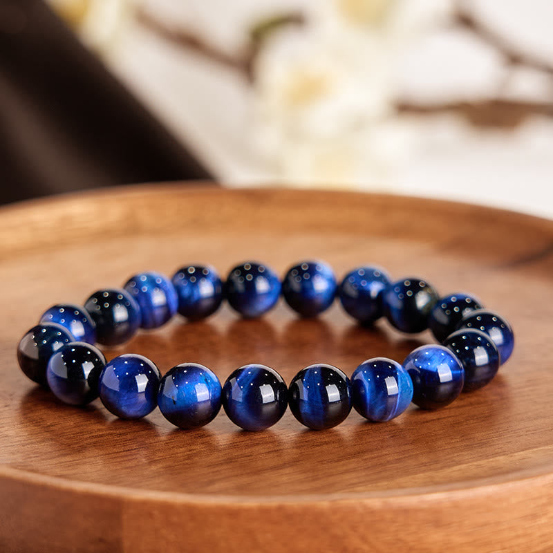 Buddha Stones Blue Tiger Eye Balance Bracelet - image 1