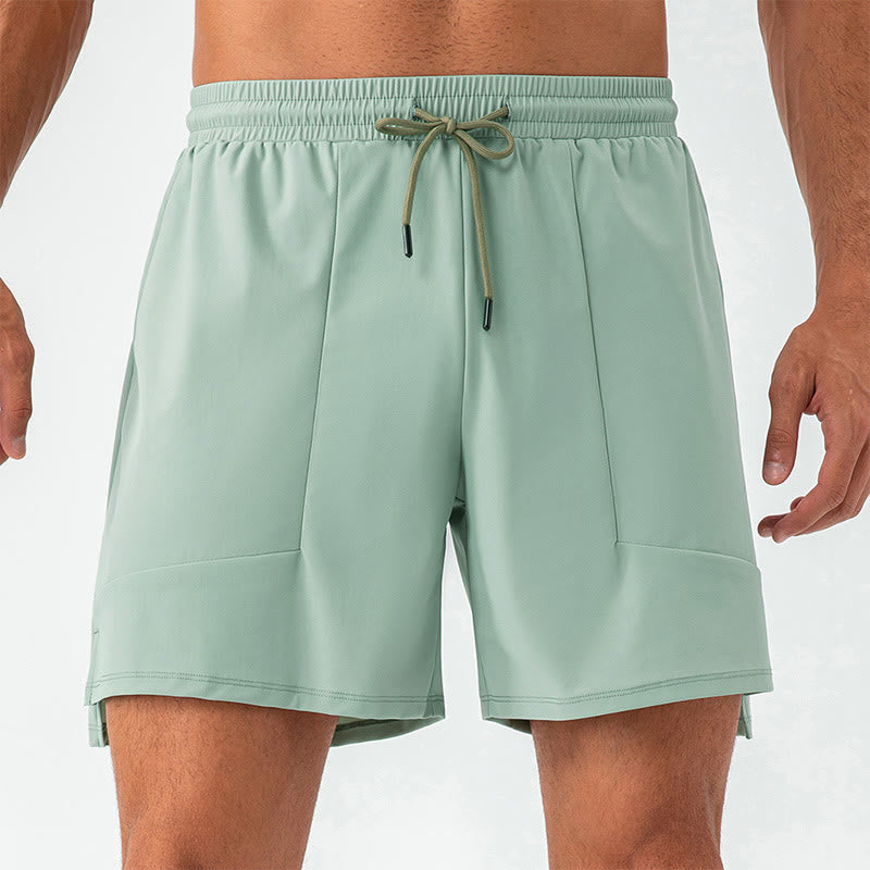 Buddha Stones Men's Casual Quick Dry Sports Shorts With Pockets - image 3