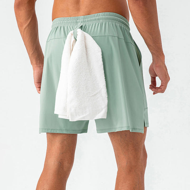 Buddha Stones Men's Casual Quick Dry Sports Shorts With Pockets - image 6