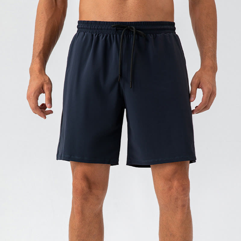 Buddha Stones Men's Casual Breathable Loose Nylon Quick Dry Sports Shorts With Pockets - image 4