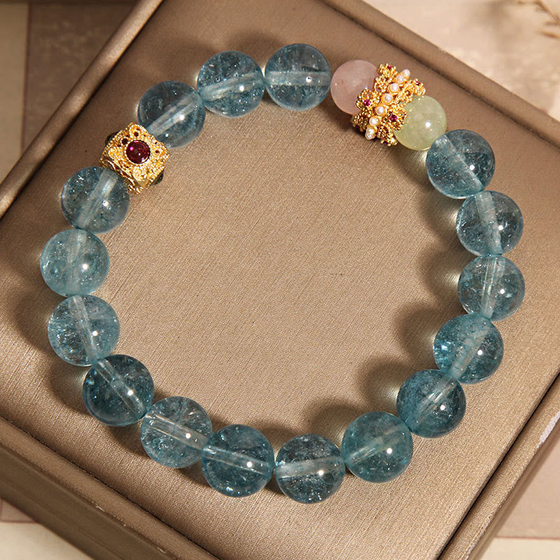 Buddha Stones Natural Kyanite Healing Communication Bracelet - image 2