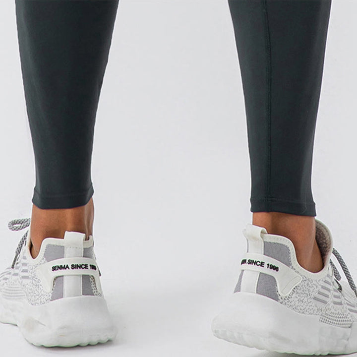 Buddha Stones Plain High Waist Elastic Breathable Sports Men's Leggings Pants - image 27