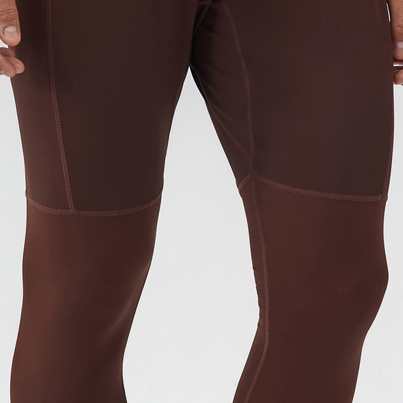 Buddha Stones High Waist Quick Dry Breathable Fitness Men's Leggings Pants With Zipper Pocket - image 9